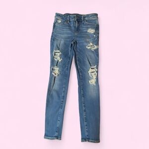 American Eagle Outfitters Jegging Mid Rise Jeans Size 0 Short